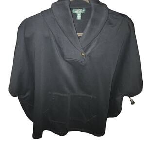 LRL Ralph Lauren black cape style xs/s